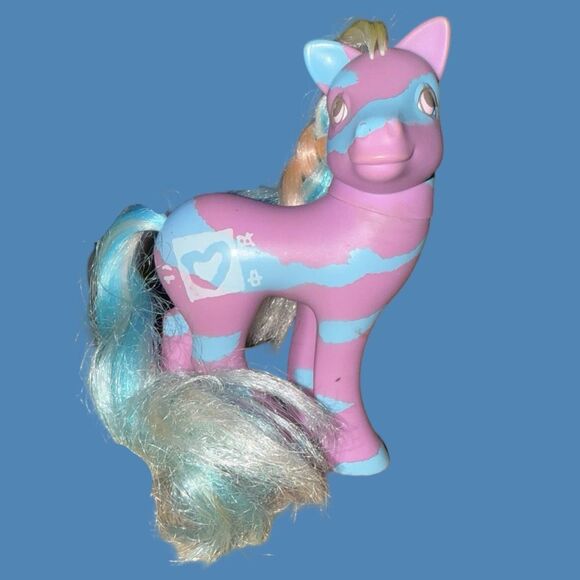 Vintage 1992 Hasbro My Little Pony G1 MLP Color Swirl Pony Starswirl B21 - Picture 7 of 7